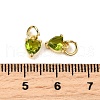 Brass Micro Pave Cubic Zirconia Charms KK-P192-08-G12-3