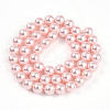 Baking Painted Pearlized Glass Pearl Bead Strands HY-N002-8mm-A10-3