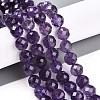Natural Amethyst Beads Strands G-S345-10mm-32-2