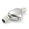 Tarnish Resistant 304 Stainless Steel European European Clip Clasps STAS-O148-01P-3