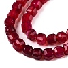 Dyed Natural Agate Beads Strands G-T138-211E-3