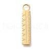 PVD Vacuum Plating 304 Stainless Steel Pendants STAS-P371-085G-1