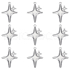 Unicraftale 10Pcs 304 Stainless Steel Pendants STAS-UN0061-12-1