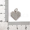 Brass Micro Pave Cubic Zirconia Charms KK-U033-23P-3