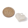 Seed Beads Beaded Charms PALLOY-MZ00262-05-3