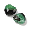 Mother's Day Gifts Natural Agate(Dyed & Heated) Heart Palm Stone G-Q021-04D-2