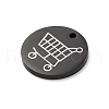 201 Stainless Steel Pendants STAS-R002-23B-2