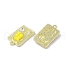 Rack Plating Spray Painted Alloy Pendants FIND-C049-09G-2
