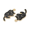 Alloy Enamel Pendants ENAM-D046-35G-2