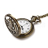 Alloy Glass Pendant Pocket Necklace WACH-S002-12AB-1