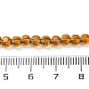 Electroplate Glass Beads Strands EGLA-A040-01F-4