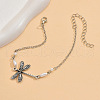 Dragonfly Alloy Link Chain Anklets for Women FS-WG88D05-01-4