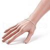 Natural Amazonite Beaded Stretch Bracelet BJEW-JB08484-03-3