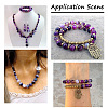 4 Strands 4 Style Natural Striped Agate/Banded Agate Bead Strands G-TA0001-35-8