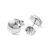 304 Stainless Steel Hexagon Stud Earrings for Women EJEW-I285-04A-P-2