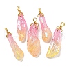 Electroplated Raw Rough Natural Quartz Crystal Big Pendants G-A229-02G-04-1