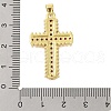 Rack Plating Brass Micro Pave Cubic Zirconia Pendants KK-S380-39B-G-3