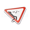 Caution Mark Acrylic Pendants OACR-Q055-02C-2