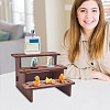 3-Tier Wooden Jewelry Organizer Display Risers ODIS-WH0058-19C-7