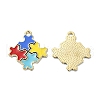 10Pcs 5 Styles Alloy Enamel Pendants ENAM-YW0003-87-4