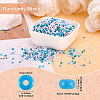Opaque Glass Round Seed Beads GLAA-TAC0025-07A-01-4
