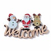 Christmas Decoration Wooden Door Plate FIND-H030-12-1