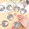 SOFPLATE 10Pcs Alloy Keychain KEYC-SP0001-02-3