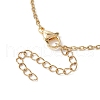 3Pcs 3 Styles Star Moon Stainless Steel Braided Chain Macrame Pouch Empty Stone Holder Pendant Necklace Making NJEW-JN04956-01-4