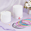 Unicraftale 60Pcs 6 Colors Stainless Steel Wire Necklace Cord DIY Jewelry Making TWIR-UN0001-13B-2