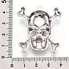 Rack Plating Alloy Rhinestone Pendants PALLOY-N176-108B-P-3