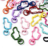 Spray Painted Eco-Friendly Alloy Swivel Snap Hooks Clasps PALLOY-T080-11-NR-1