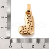 Brass Micro Pave Cubic Zirconia Pendants KK-C076-29L-G01-3