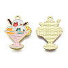 Alloy Enamel Pendants PALLOY-F286-18A-G-1