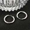202 Stainless Steel Huggie Hoop Earrings EJEW-F111A-16mm-P-3