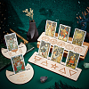 Gorgecraft 2 Sets 2 Style Wooden Tarot Card Stand Holder DJEW-GF0001-46D-02-5