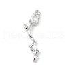 Brass Micro Pave Cubic Zirconia Pendants KK-M326-13D-P-1