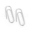 Fashionable S925 Sterling Silver Paperclip Dangle Earrings SI3484-2-3