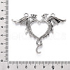Tibetan Style Alloy Dragon Big Pendants X-PALLOY-D027-02AS-3