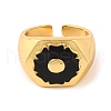 Brass Open Cuff Rings RJEW-U009-16G-3