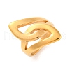 Ion Plating(IP) 304 Stainless Steel Knot Finger Rings for Women RJEW-S414-50B-G-1