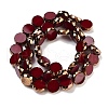 Imitation Jade Glass Beads Strands GLAA-H032-02-06-2