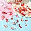 45pcs 9 styles Transparent Glass Pendants GLAA-YW0003-71-4