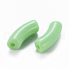 Opaque Acrylic Beads X-MACR-S372-001B-S028-2