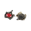 Brass Enamel Pendants KK-A226-01AB-02-2