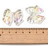 UV Plating Transparent Acrylic Beads OACR-G036-11-3