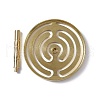 Brass Incense Press Mold AJEW-WH0258-405A-2