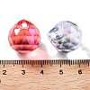 UV Plating Transparent Acrylic Pendants MACR-K356-04C-3