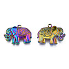 Ion Plating(IP) 201 Stainless Steel Pendants STAS-N098-203M-1