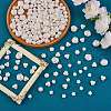 300Pcs 4 Style ABS Plastic Imitation Pearl Beads KY-SZ0001-39-3