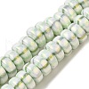 Handmade Polymer Clay Beads Strands CLAY-H006-03G-1